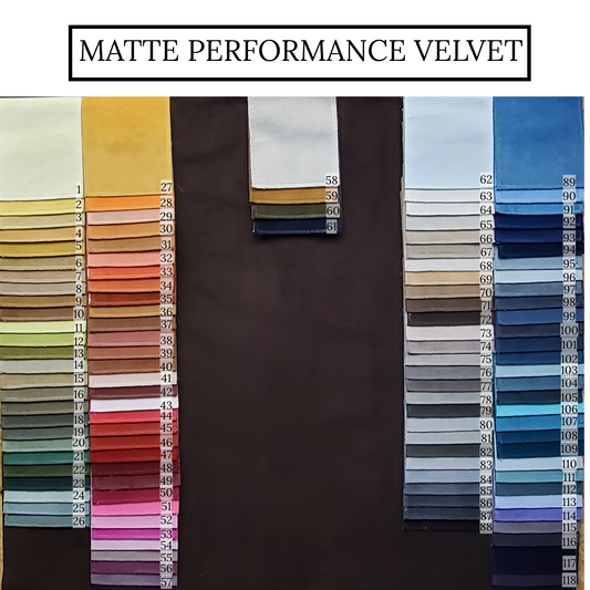 Tri-Tone Custom | Pearlwood Essence Storage Ottoman | Matter Performance Velvet