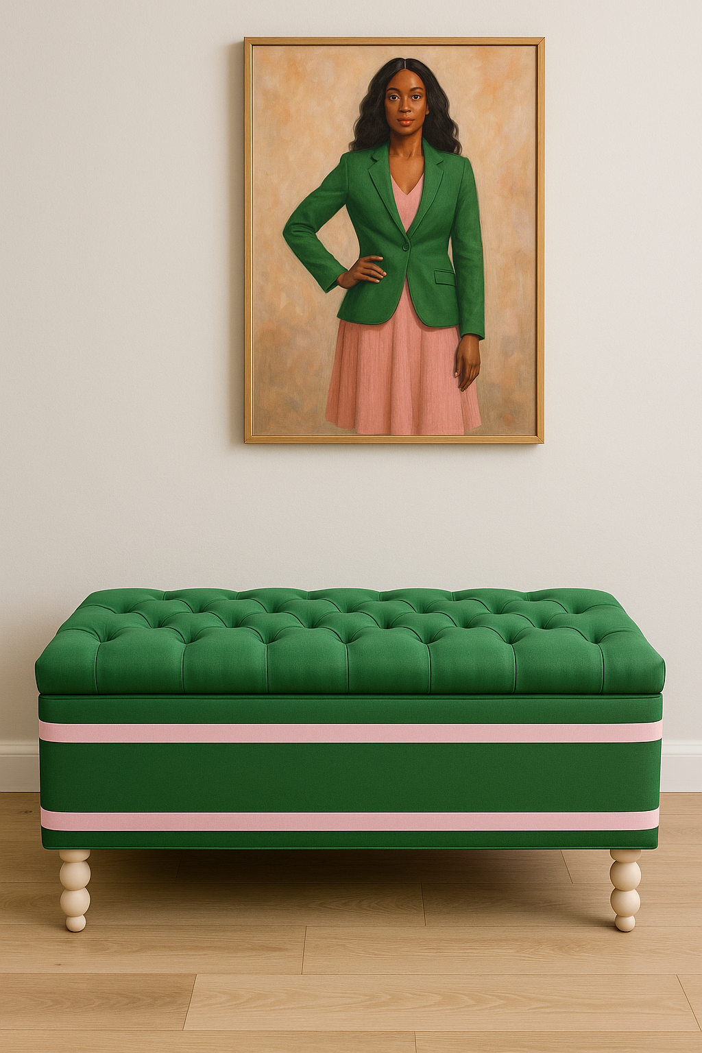 Sisterhood Inspired | Pearlwood Essence Storage Bench