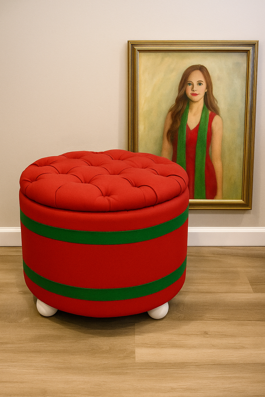 Sorority Inspired | Pearlwood Essence Storage Ottoman