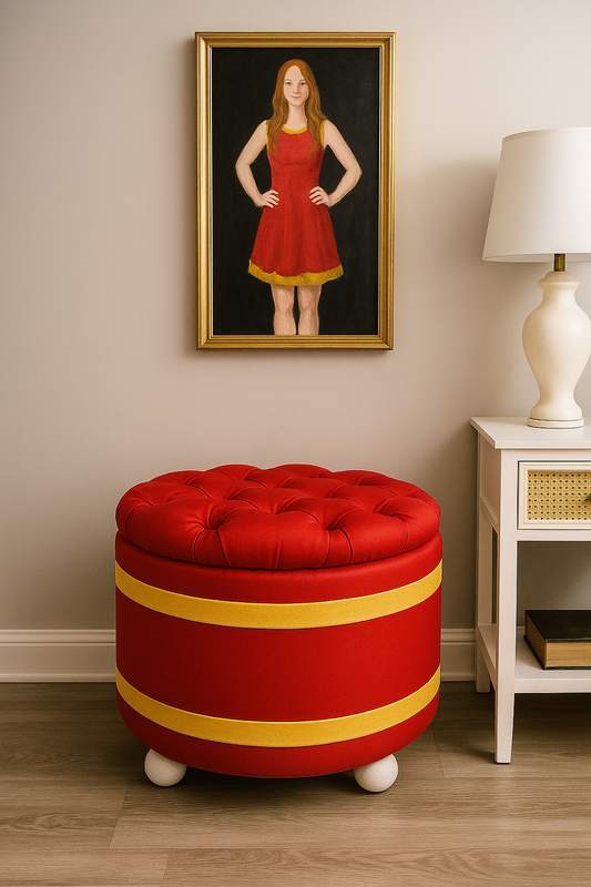 Sorority Inspired | Pearlwood Essence Storage Ottoman