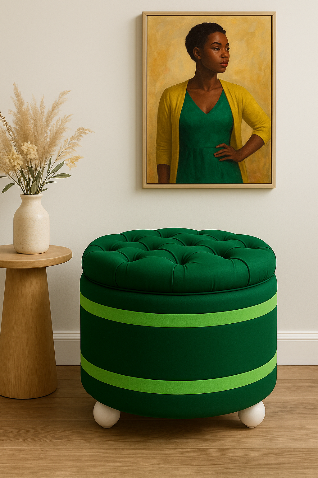 Sisterhood Inspired | Pearlwood Essence Storage Ottoman
