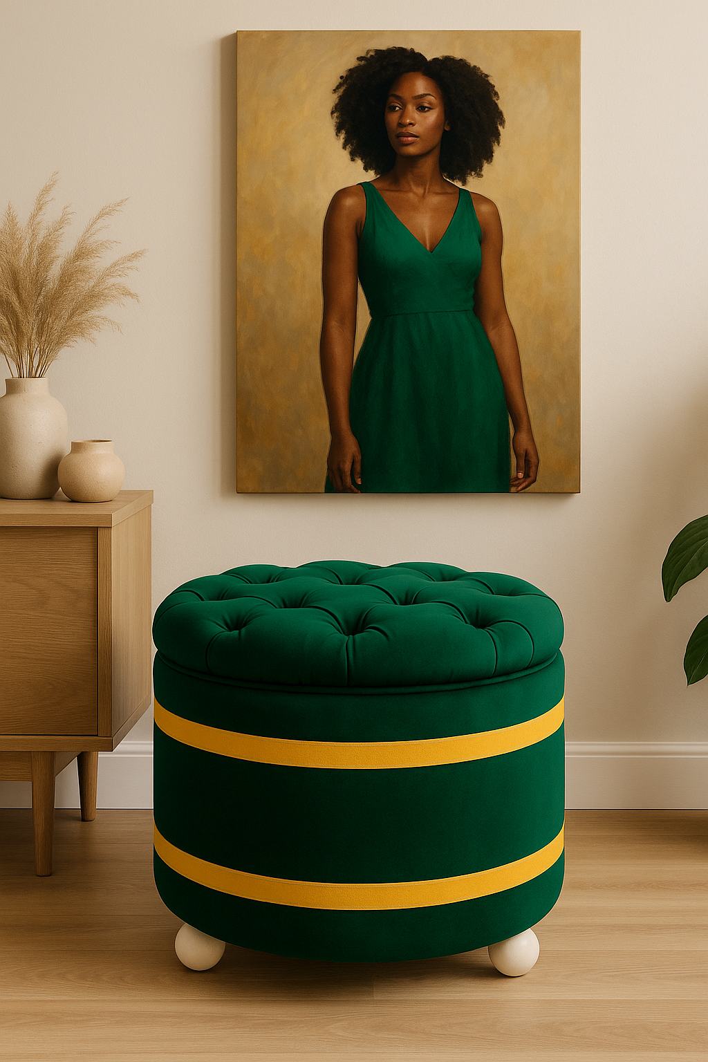 Sisterhood Inspired | Pearlwood Essence Storage Ottoman