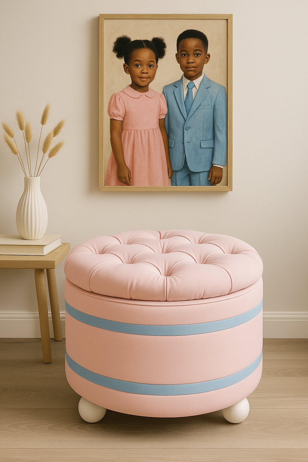 Sisterhood Inspired | Pearlwood Essence Storage Ottoman