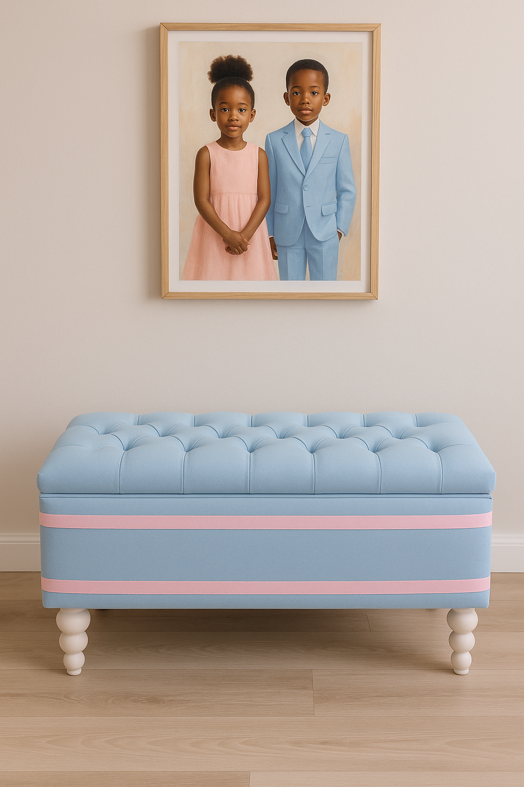 Sisterhood Inspired | Pearlwood Essence Storage Bench
