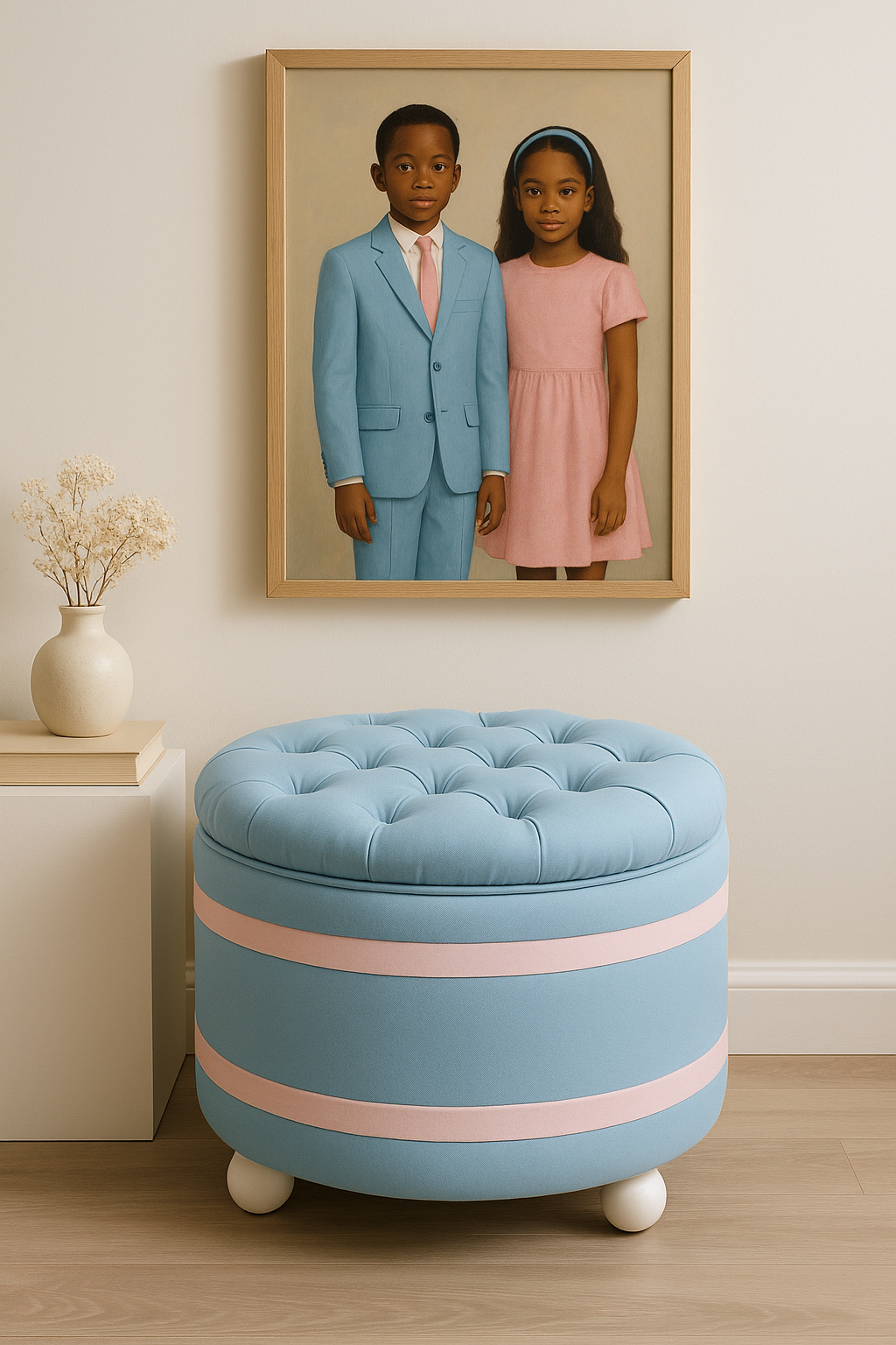 Sisterhood Inspired | Pearlwood Essence Storage Ottoman