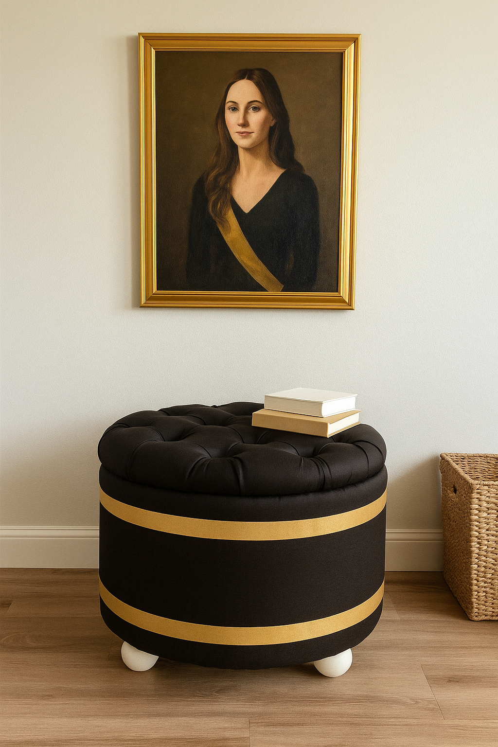Sorority Inspired | Pearlwood Essence Storage Ottoman