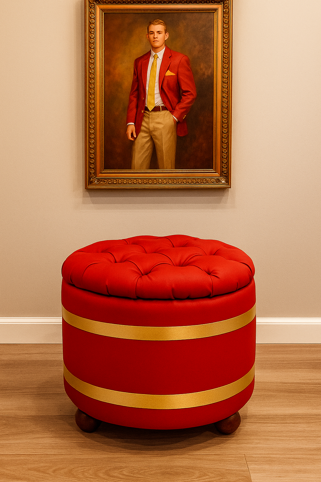 Fraternity Inspired | Pearlwood Essence Storage Ottoman