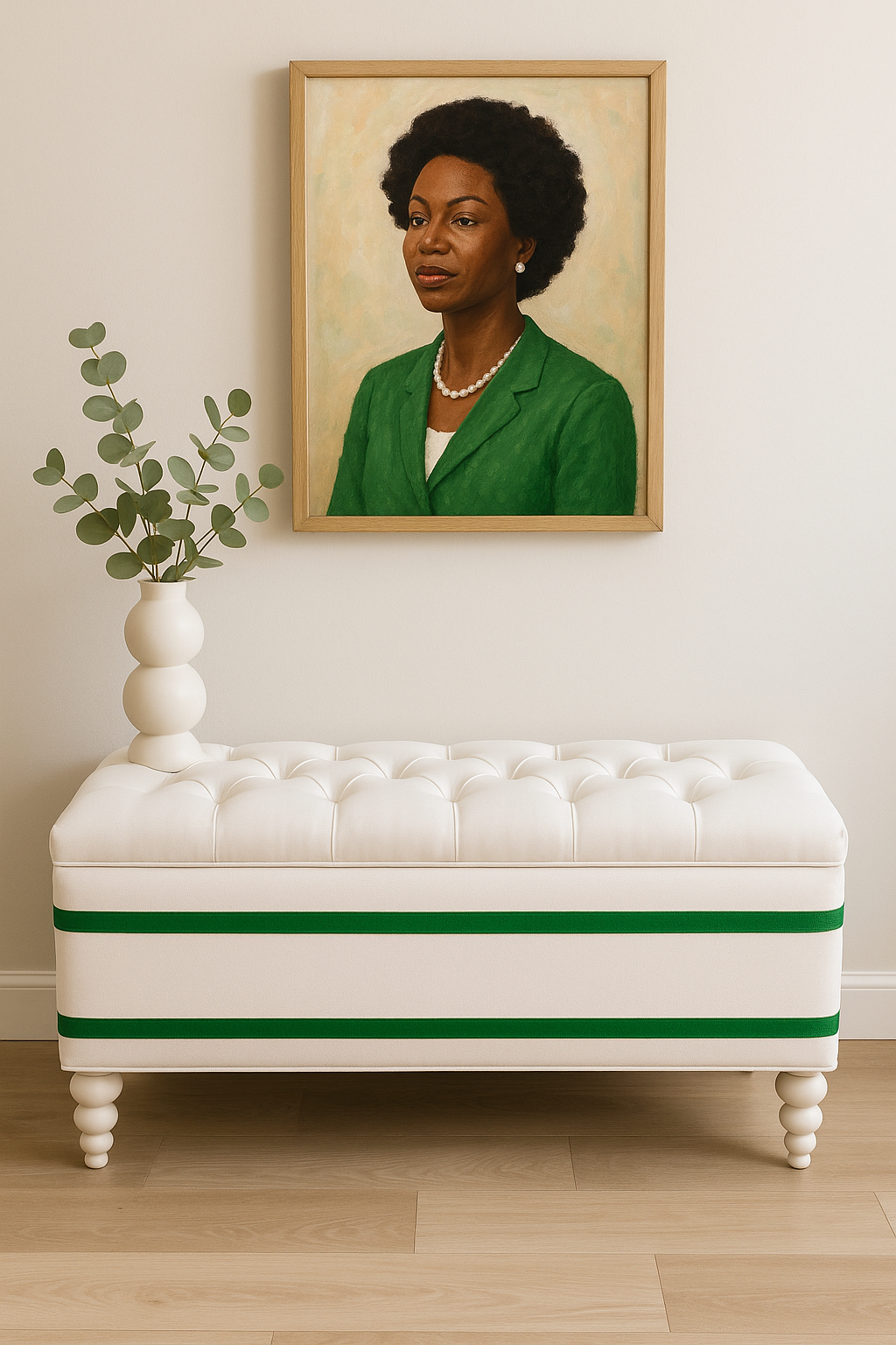 Sisterhood Inspired | Pearlwood Essence Storage Bench