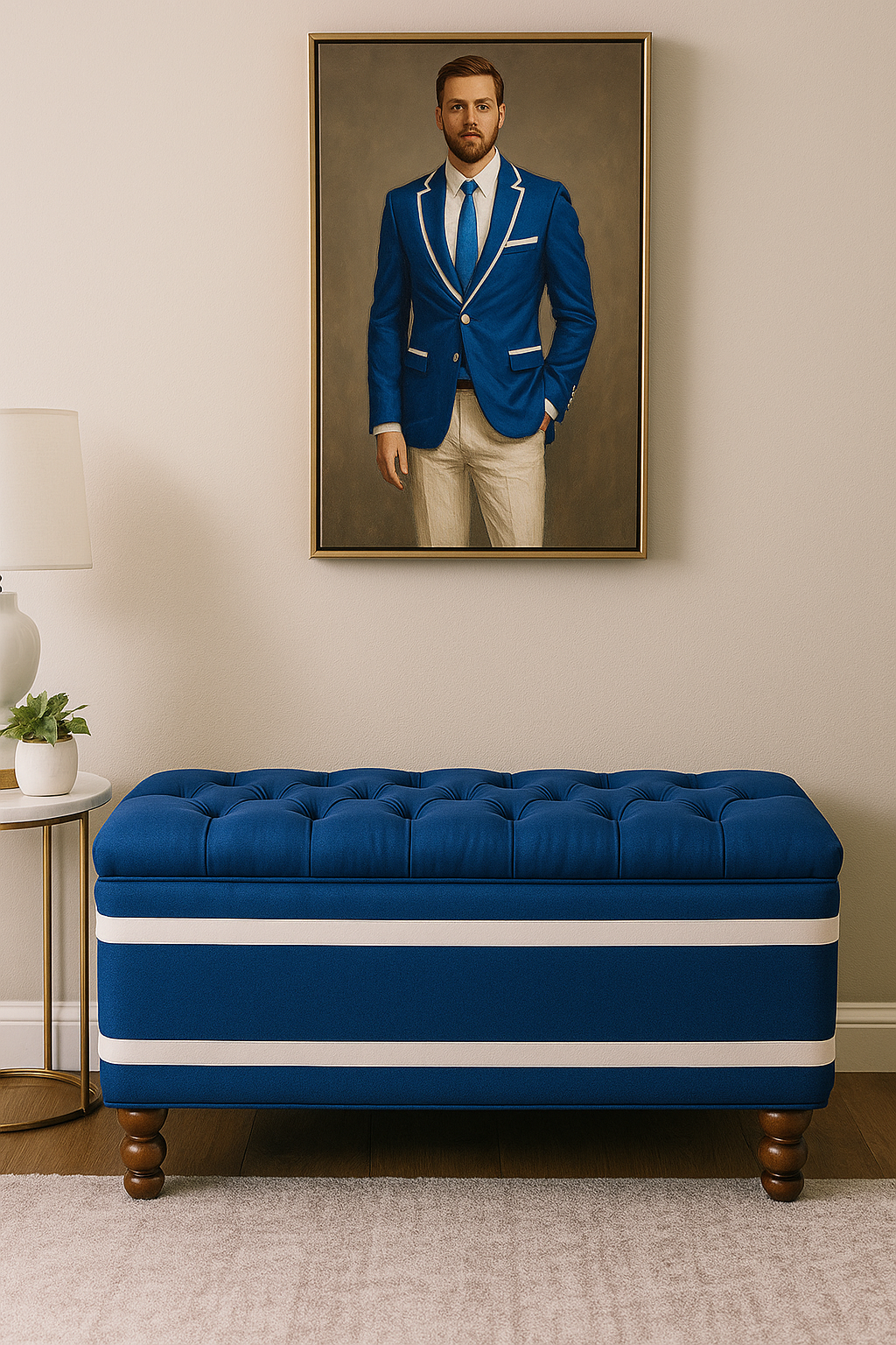 Fraternity Inspired | Pearlwood Essence Storage Bench