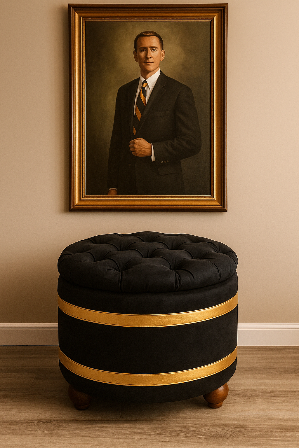 Fraternity Inspired | Pearlwood Essence Storage Ottoman