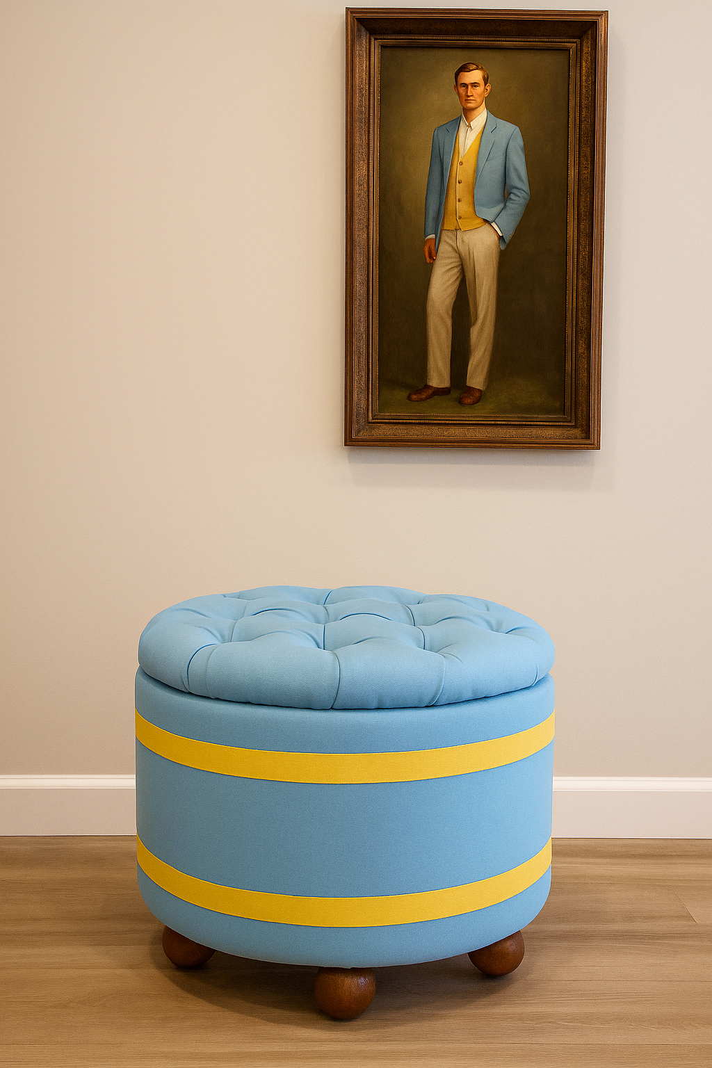 Fraternity Inspired | Pearlwood Essence Storage Ottoman
