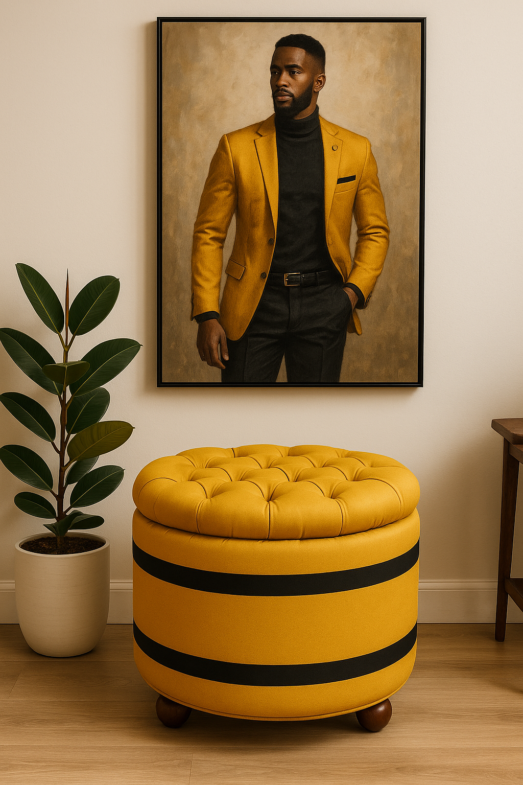 Brotherhood Inspired | Pearlwood Essence Storage Ottoman