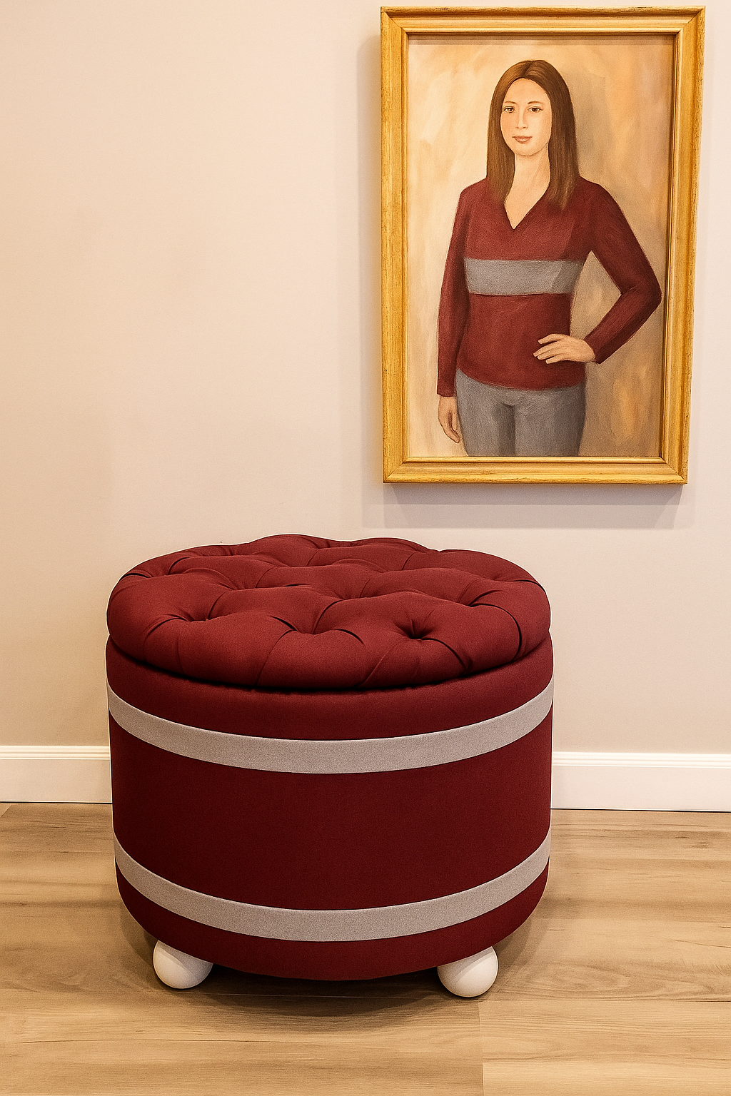 Sorority Inspired | Pearlwood Essence Storage Ottoman
