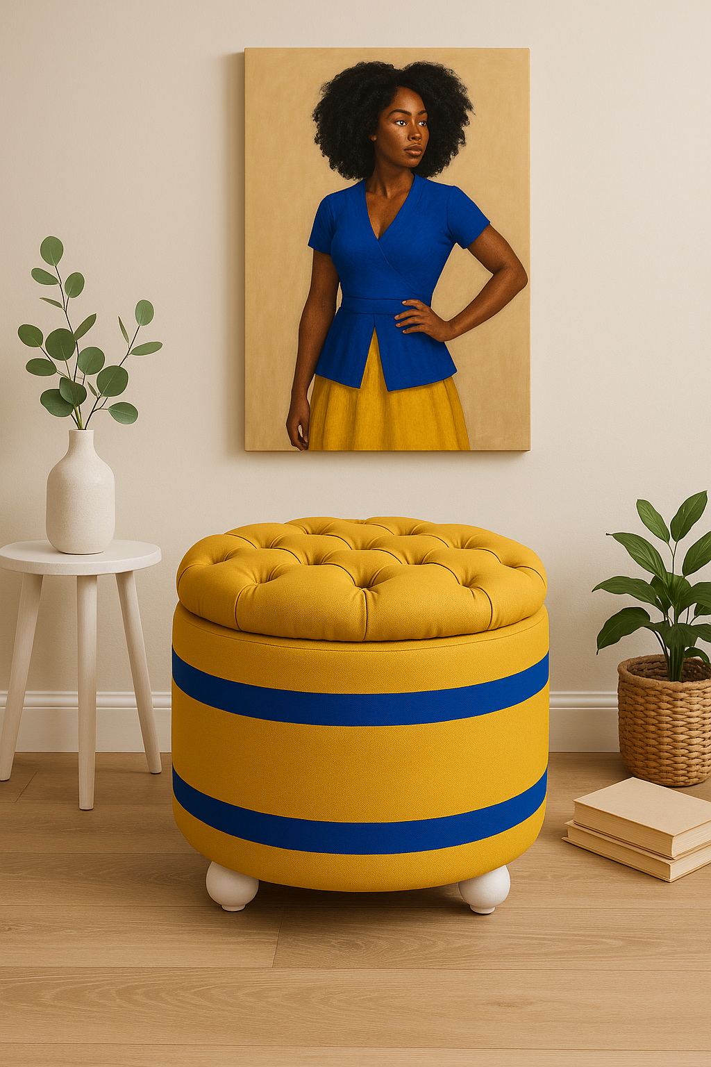 Sisterhood Inspired | Pearlwood Essence Storage Ottoman