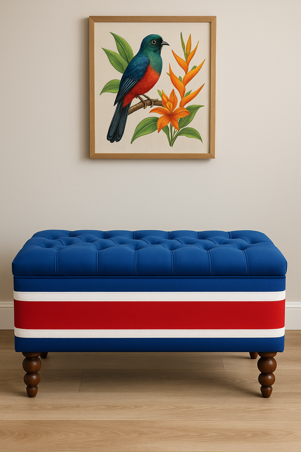 Caribbean Essence | Pearlwood Essence Storage Bench