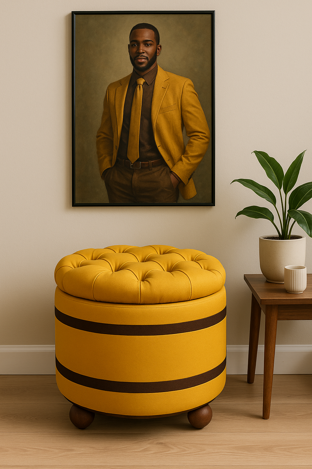 Brotherhood Inspired | Pearlwood Essence Storage Ottoman