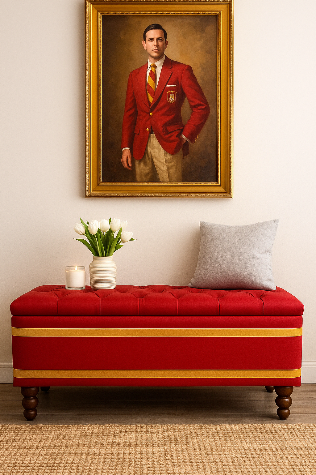Fraternity Inspired | Pearlwood Essence Storage Bench