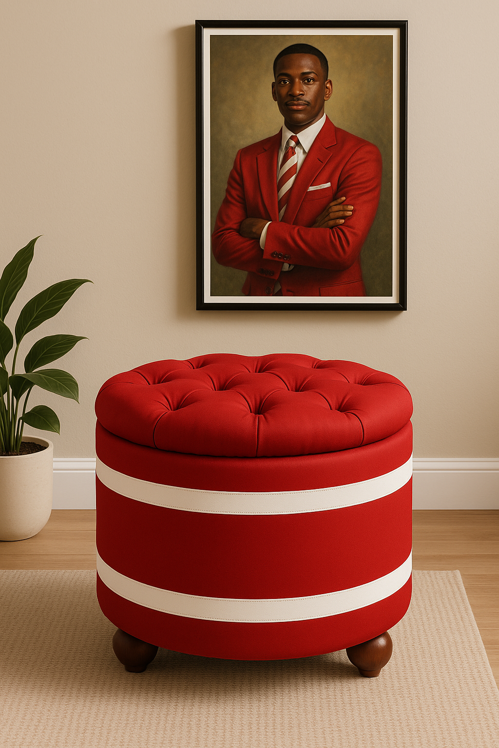 Brotherhood Inspired | Pearlwood Essence Storage Ottoman