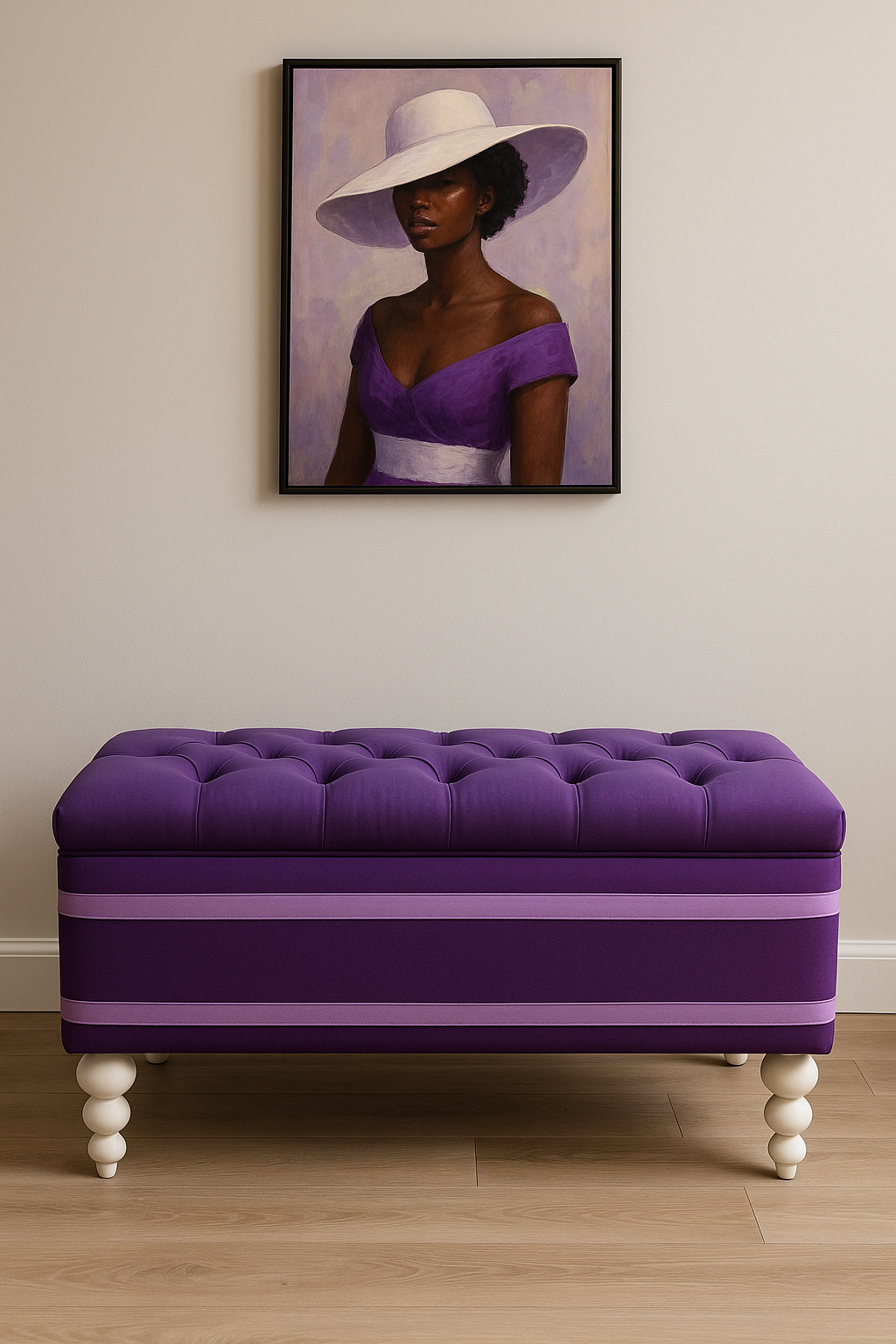Sisterhood Inspired | Pearlwood Essence Storage Bench