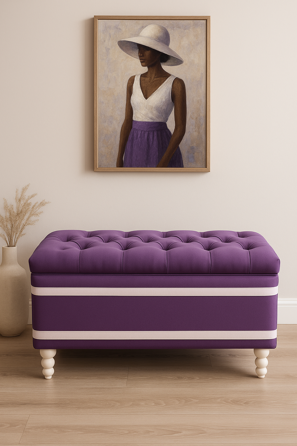 Sisterhood Inspired | Pearlwood Essence Storage Bench