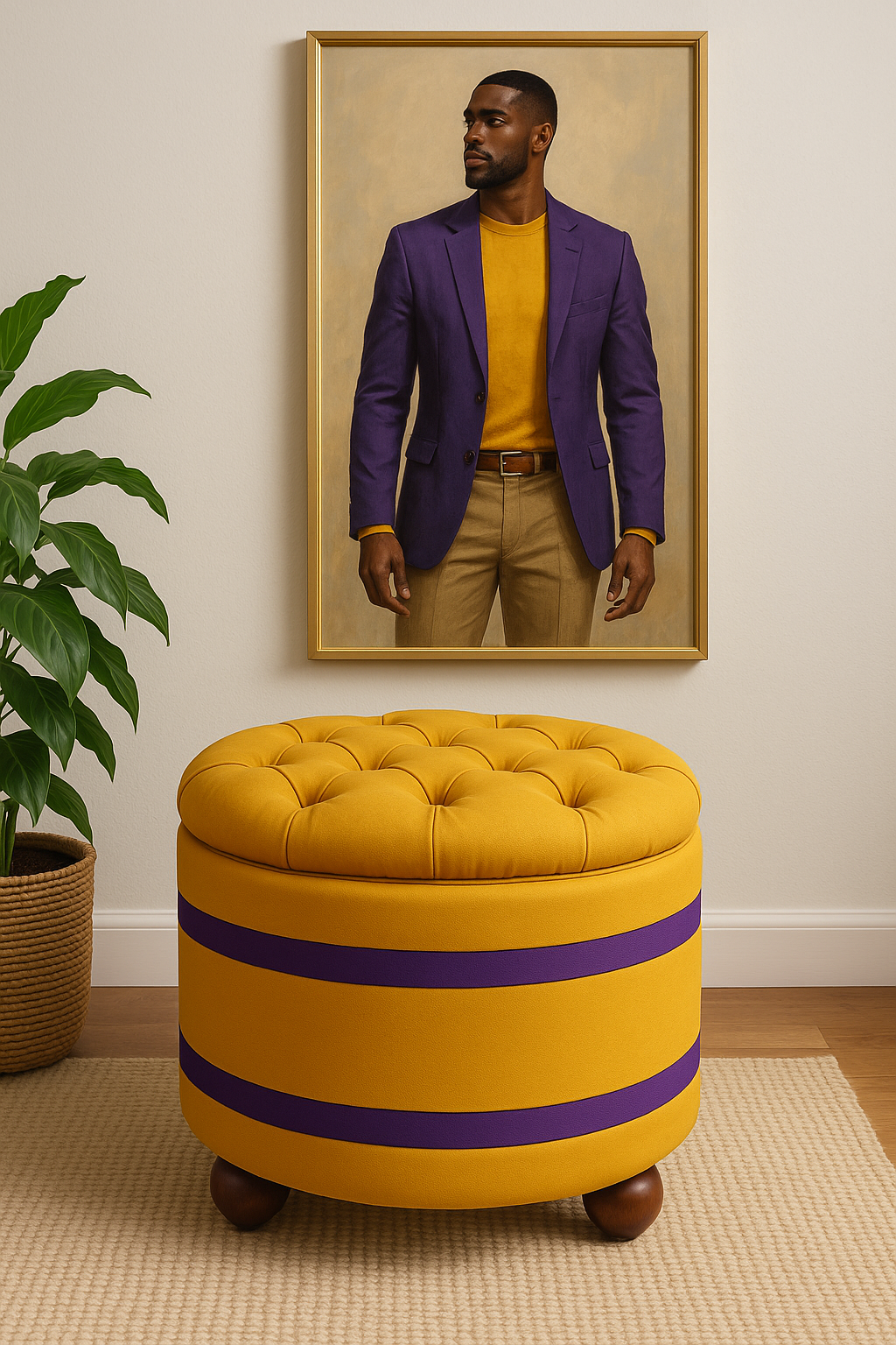 Brotherhood Inspired | Pearlwood Essence Storage Ottoman