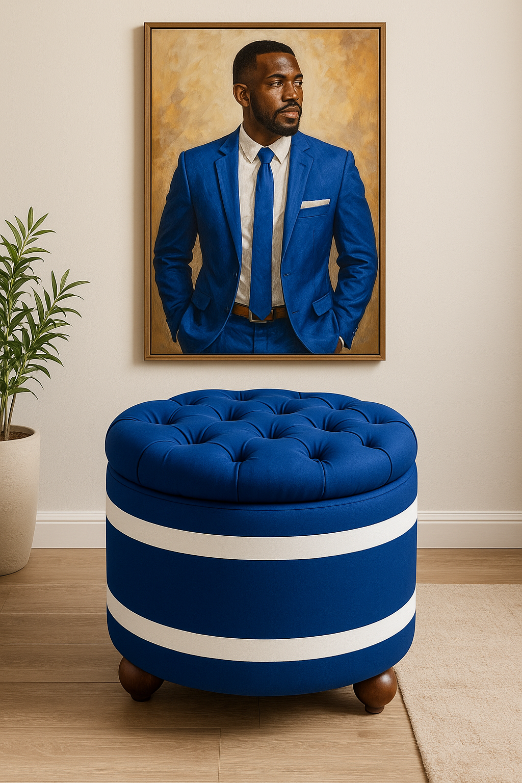 Brotherhood Inspired | Pearlwood Essence Storage Ottoman