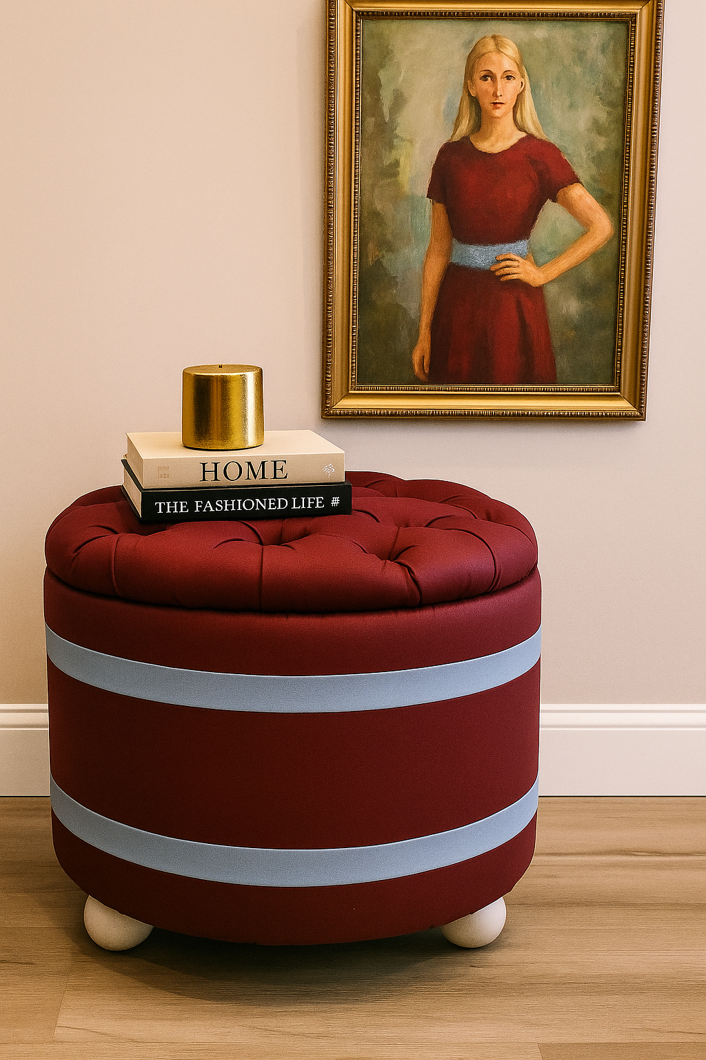 Sorority Inspired | Pearlwood Essence Storage Ottoman