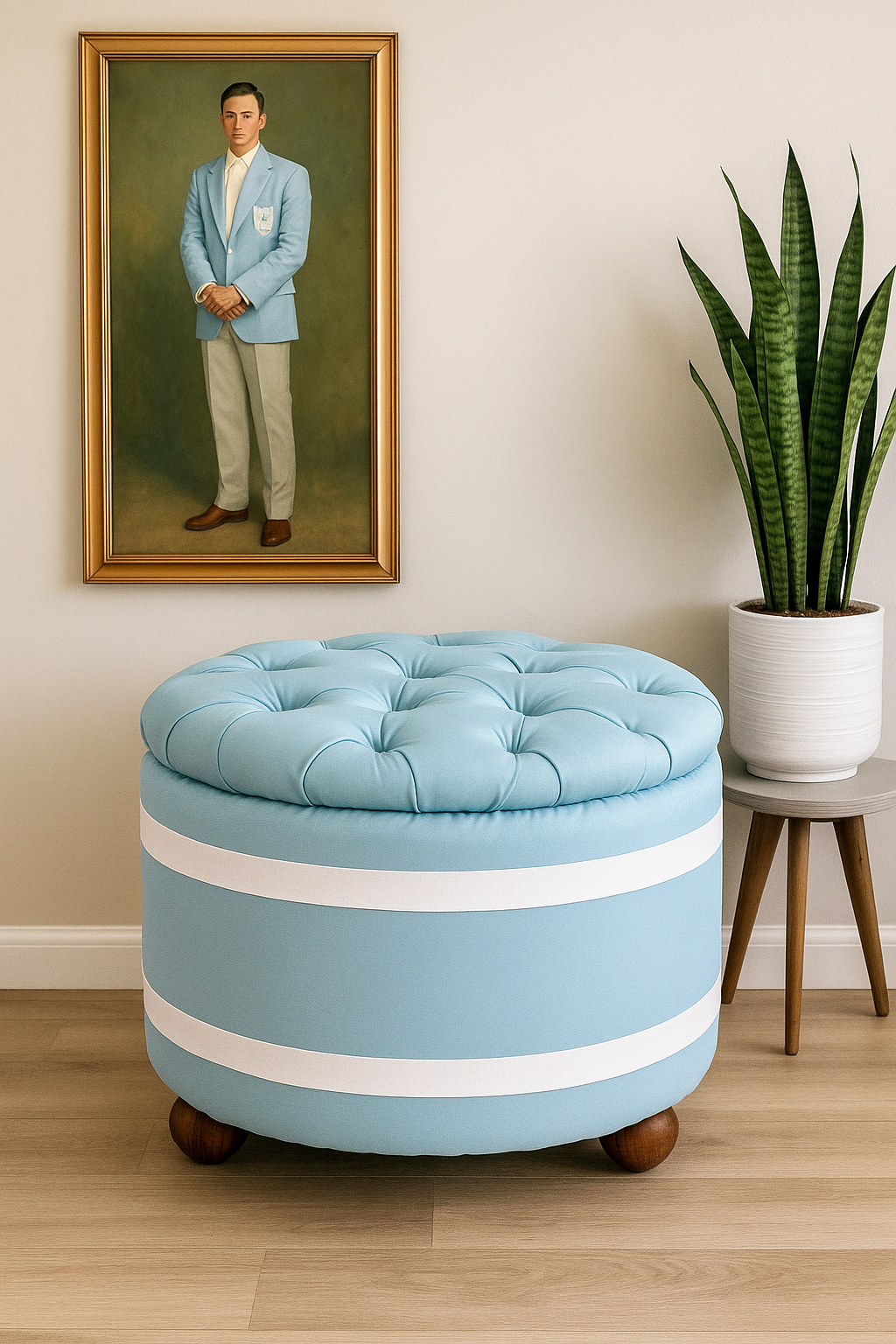 Fraternity Inspired | Pearlwood Essence Storage Ottoman