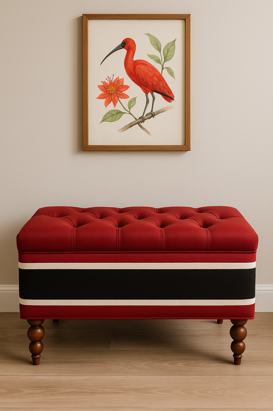 Caribbean Essence | Pearlwood Essence Storage Bench