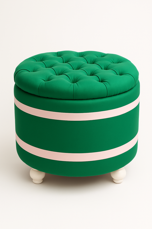 Brotherhood Inspired | Pearlwood Essence Storage Ottoman