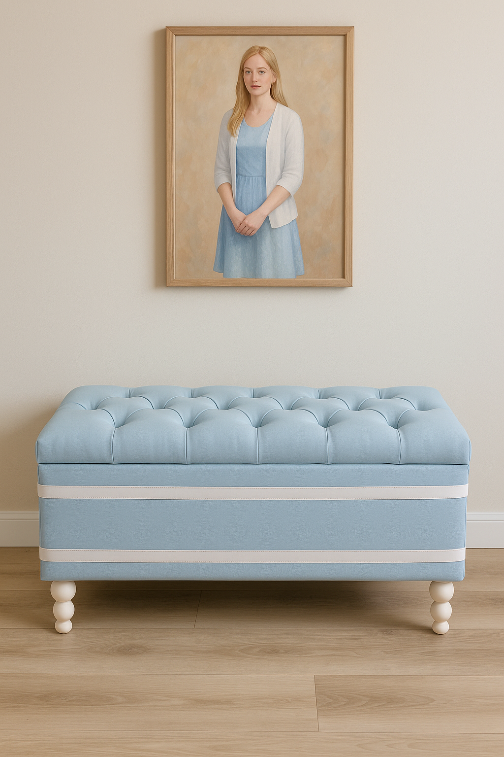 Sorority Inspired | Pearlwood Essence Storage Bench