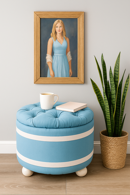 Sorority Inspired | Pearlwood Essence Storage Ottoman