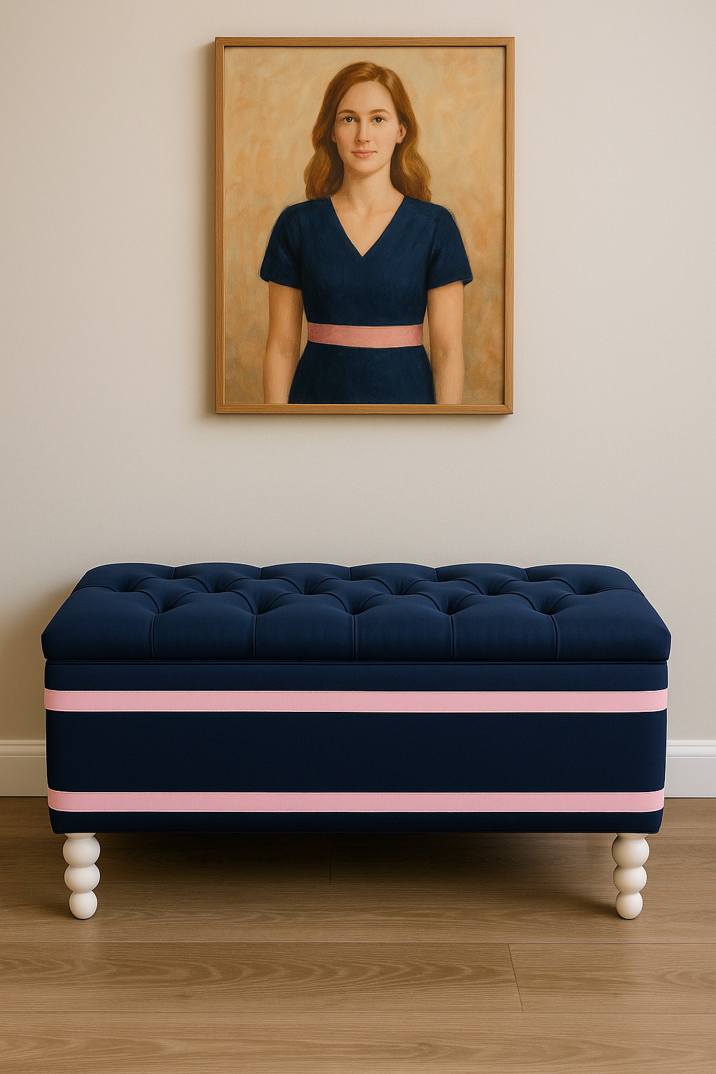 Sorority Inspired | Pearlwood Essence Storage Bench