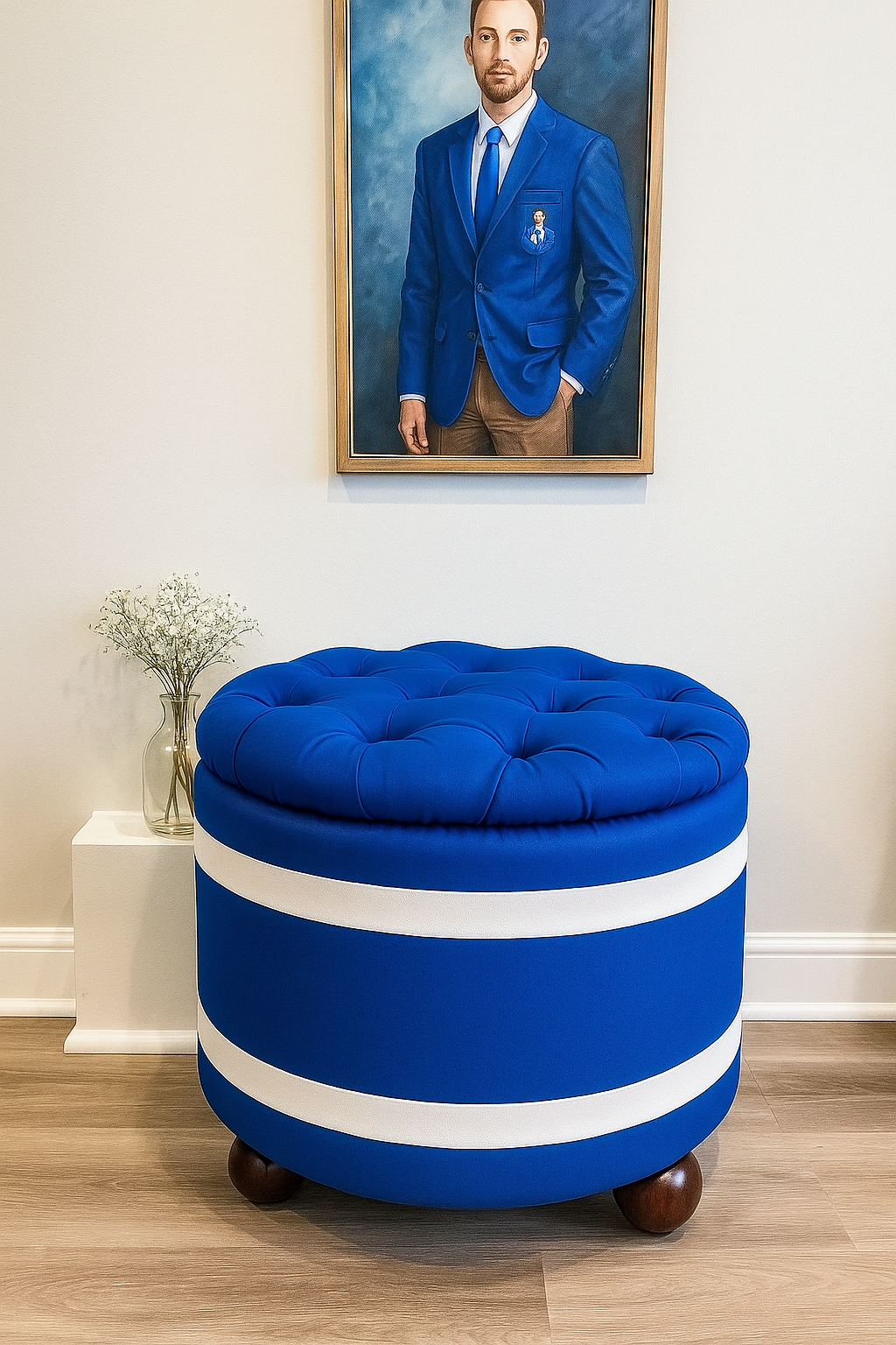 Fraternity Inspired | Pearlwood Essence Storage Ottoman