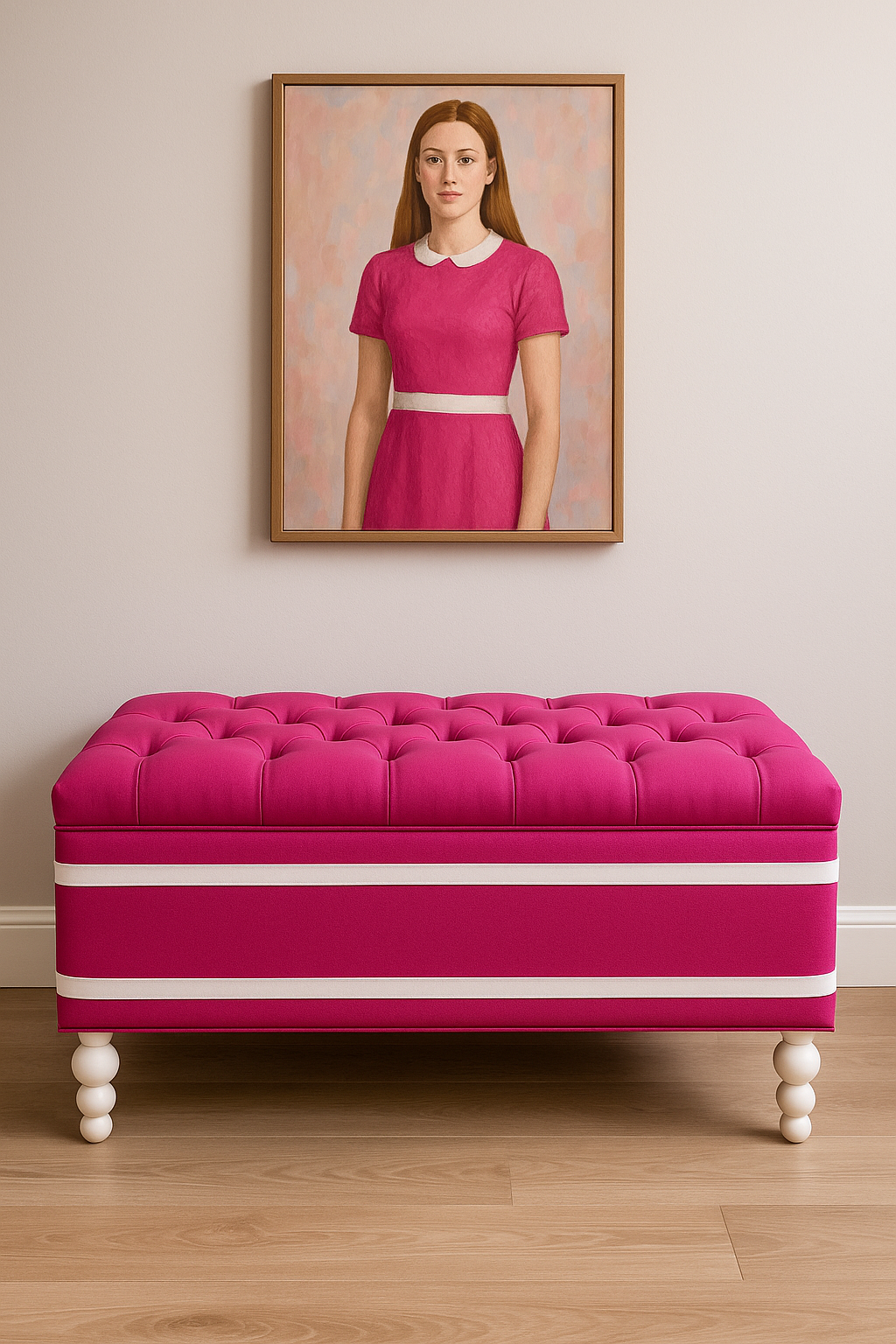 Sorority Inspired | Pearlwood Essence Storage Bench