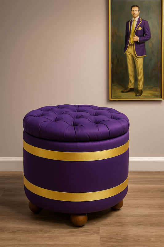 Fraternity Inspired | Pearlwood Essence Storage Ottoman