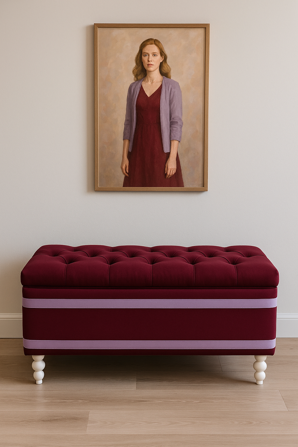 Sorority Inspired | Pearlwood Essence Storage Bench