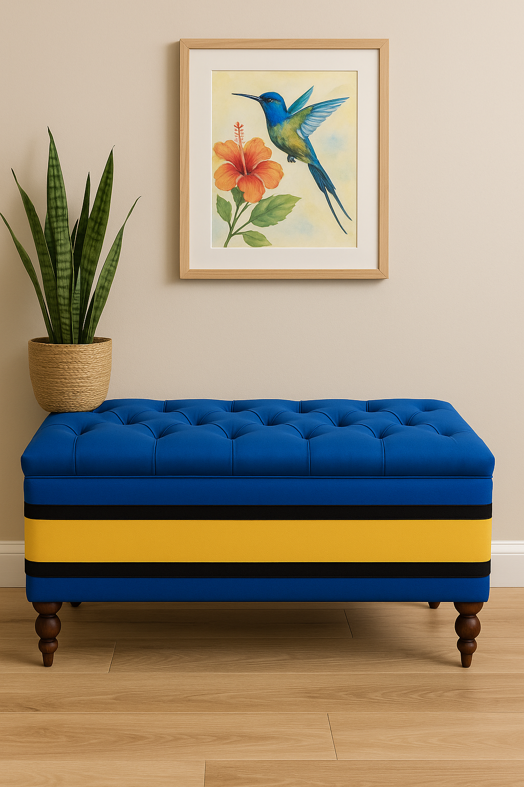 Caribbean Essence | Pearlwood Essence Storage Bench