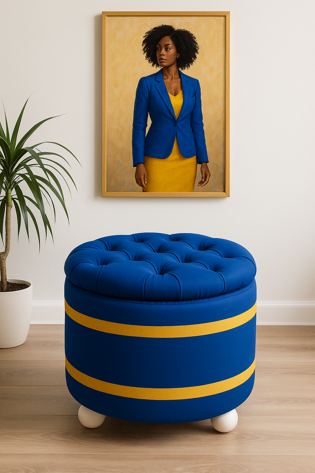 Sisterhood Inspired | Pearlwood Essence Storage Ottoman