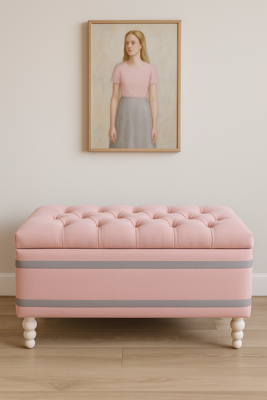 Sorority Inspired | Pearlwood Essence Storage Bench