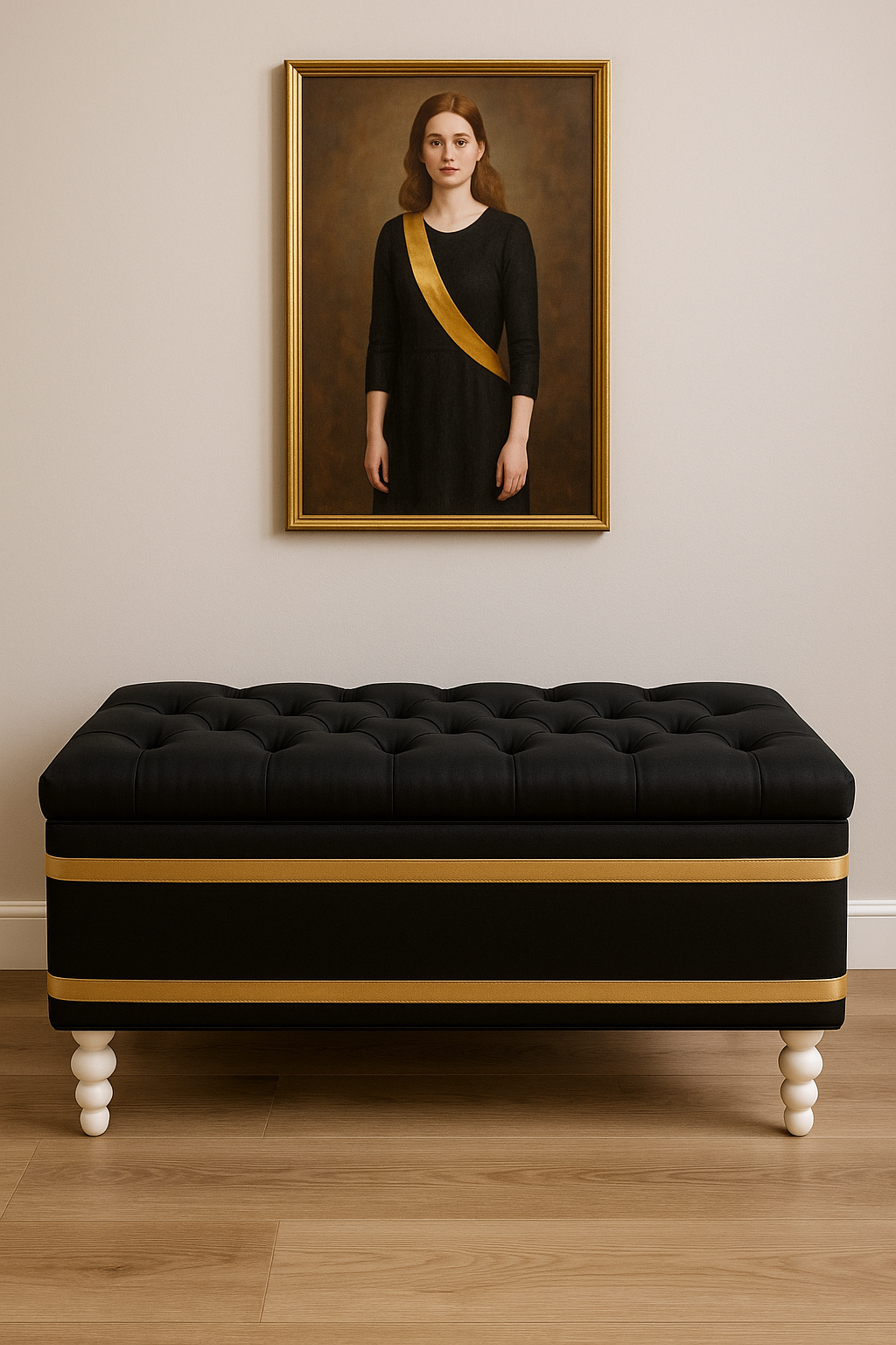 Sorority Inspired | Pearlwood Essence Storage Bench
