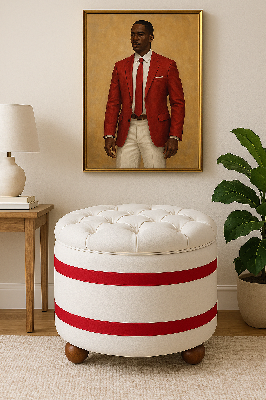 Brotherhood Inspired | Pearlwood Essence Storage Ottoman