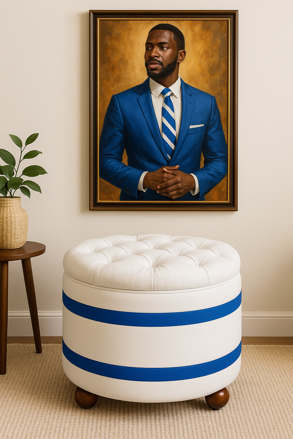 Brotherhood Inspired | Pearlwood Essence Storage Ottoman