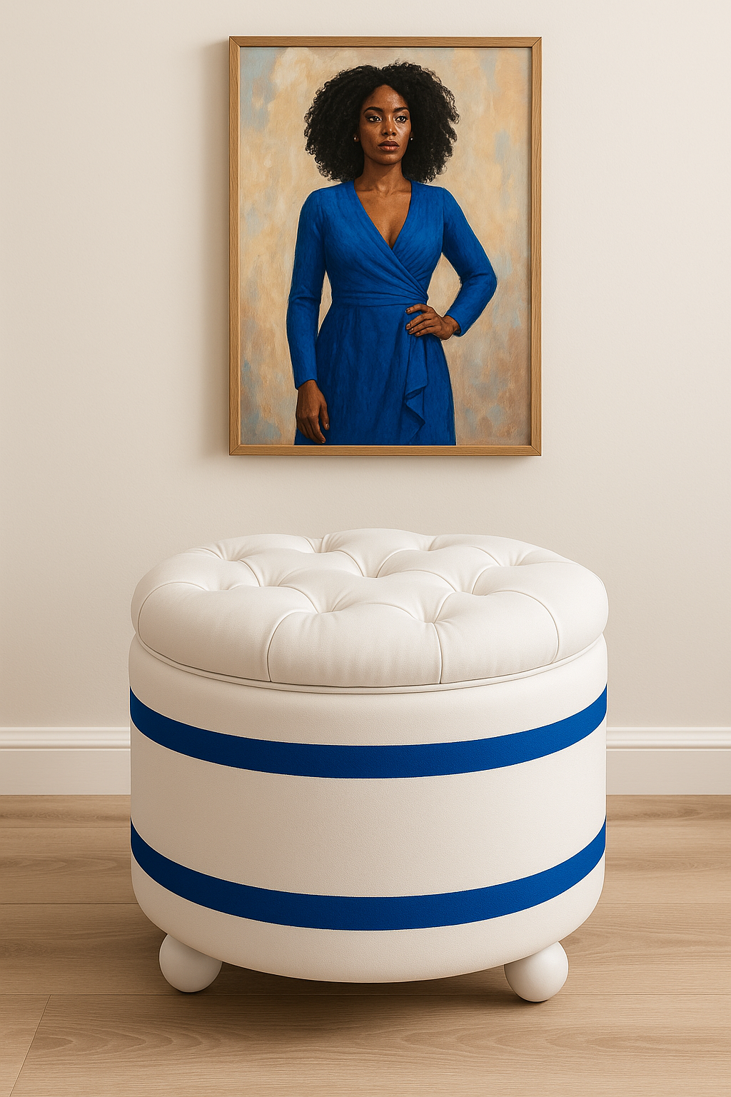 Sisterhood Inspired | Pearlwood Essence Storage Ottoman